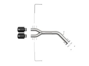 Hyundai Veloster Performance Exhaust - aFe - Takeda Axle-Back - Black - `19-`21