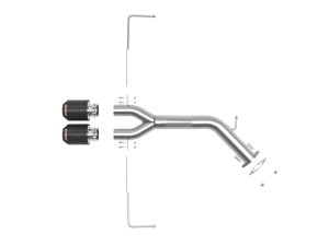 Hyundai Veloster Performance Exhaust - aFe - Axle Back - Carbon Fiber - `19-`20