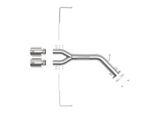 Hyundai Veloster Performance Exhaust - aFe - Axle Back, Takeda, Dual 4-1/2