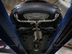 Mazda 3 Performance Exhaust - Rear - aFe - Takeda 2-1/2in 304 SS Axle-Back - Carbon Fiber - `14-`18