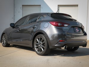 Mazda 3 Performance Exhaust - Rear - aFe - Takeda 2-1/2in 304 Stainless Steel Axle-Back Exhaust System - Polished - `14-`18