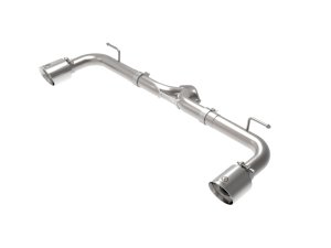 Mazda 3 Performance Exhaust - Rear - aFe - Takeda 2-1/2in 304 Stainless Steel Axle-Back Exhaust System - Polished - `14-`18