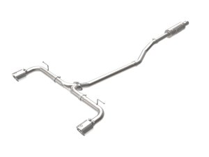 Mazda 3 Performance Exhaust - aFe - Cat Back - Polished - `14-`18