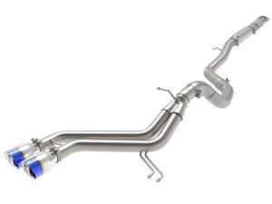 Hyundai Veloster Performance Exhaust - aFe - Takeda Cat-Back - Blue - `13-`17 Hyundai Veloster Performance Exhaust - aFe - Takeda Cat-Back - Blue - `13-`17