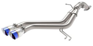 Hyundai Veloster Performance Exhaust - Rear - aFe - Takeda Axle-Back - Blue Flame - `13-`17