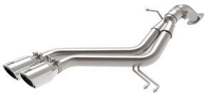 Hyundai Veloster Performance Exhaust - aFe - Axle Back, Takeda - Polished - `13-`17