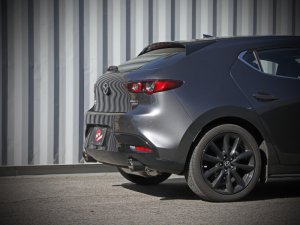 Mazda 3 Performance Exhaust - Rear - aFe - Takeda 3in to 2-1/2in 304 SS Axle-Back with Carbon Fiber Tip - `19-`22