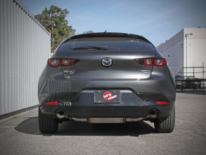 Mazda 3 Performance Exhaust - aFe - Takeda Axle-Back Exhaust w/ Blue Flame Tip - Blue Flame - `19-`22