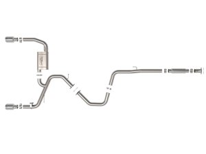 Hyundai Elantra N Performance Exhaust - aFe - Cat Back, Dual Exit - Polished - `22-`23