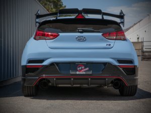 Hyundai Veloster N Performance Exhaust - aFe - Takeda Cat Back - Black - `21-`22