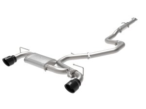 Hyundai Veloster N Performance Exhaust - aFe - Takeda Cat Back - Black - `21-`22 Hyundai Veloster N Performance Exhaust - aFe - Takeda Cat Back - Black - `21-`22