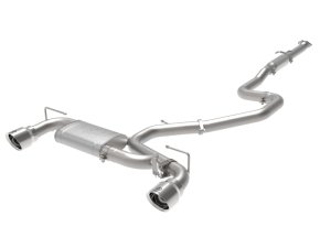 Hyundai Veloster N Performance Exhaust - aFe - Takeda Cat-Back Exhaust - Polished - `21-`22 Hyundai Veloster N Performance Exhaust - aFe - Takeda Cat-Back Exhaust - Polished - `21-`22