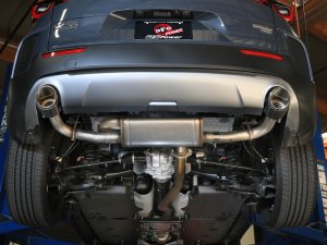 Mazda CX-50 Performance Exhaust - aFe - Axle Back, Takeda, Carbon Fiber Tips - `23-`25