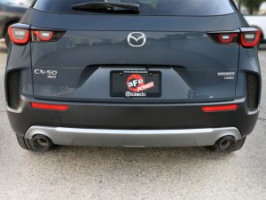 Mazda CX-50 Performance Exhaust - aFe - Axle Back, Takeda, Carbon Fiber Tips - `23-`25