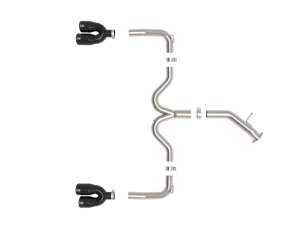 Kia Forte GT Performance Exhaust - aFe - Axle Back - Black - `22-`24