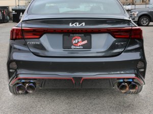 Kia Forte GT Performance Exhaust - aFe - Axle-Back - Blue Flame - `22-`24