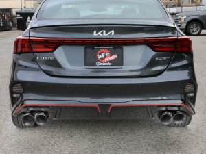 Kia Forte GT Performance Exhaust - aFe - Axle Back, 304 Stainless Steel - Polished - `22-`24