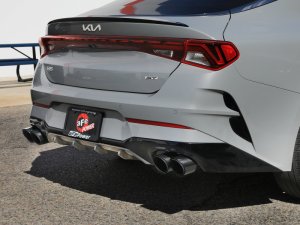 Kia K5 GT Performance Exhaust - aFe - Axle Back, Takeda - Carbon Fiber - `21-`24