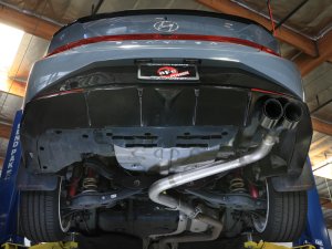 Hyundai Elantra N Line Performance Exhaust - Rear - aFe - Takeda Axle-Back with Carbon Fiber Tip - `21-`25