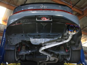 Hyundai Elantra N Line Performance Exhaust - aFe - Axle Back - Blue Flame - `21-`25
