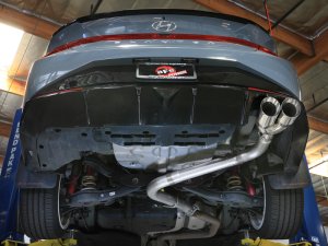 Hyundai Elantra N Line Performance Exhaust - aFe - Axle-Back, Dual Polished Tips - Polished - `21-`25
