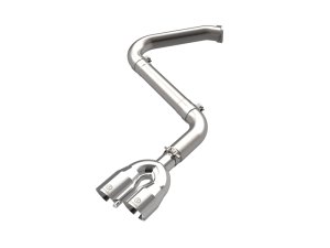 Hyundai Elantra N Line Performance Exhaust - aFe - Axle-Back, Dual Polished Tips - Polished - `21-`25