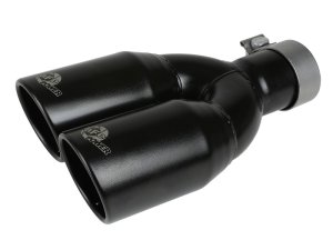 Jeep Wrangler Performance Exhaust - aFe - Vulcan Series 3in-2-1/2in 304 SS Cat-Back - Black - `18-`25