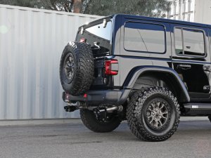 Jeep Wrangler Performance Exhaust - aFe - Vulcan Series Cat-Back - Black - `21-`25