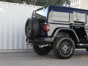 Jeep Wrangler Performance Exhaust - aFe - Vulcan Series Cat Back - Polished - `21-`25