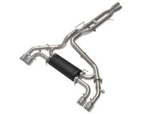 Jeep Wrangler Performance Exhaust - aFe - Vulcan Series Cat Back - Polished - `21-`25