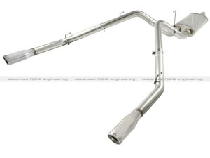 RAM 1500 Performance Exhaust - aFe - MACH Force XP Cat-Back Dual Polished Tips - Polished - `09-`13