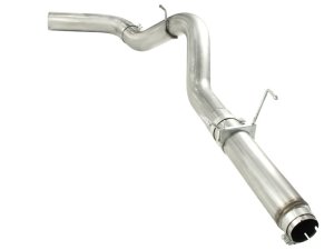 Dodge Diesel Trucks Performance Exhaust - aFe - DPF Back, MACHForce XP, Large Bore-HD, 5 in. 409 Stainless Steel - `07-`12