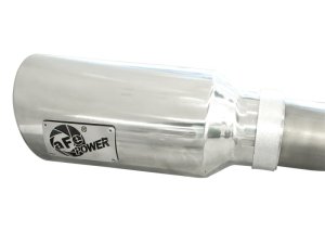Ram 1500 Performance Exhaust - aFe - MACHForce XP DPF-Back 3in SS w/ 6in Polished Tips - Polished - `14-`19