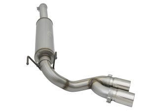 RAM 2500 Performance Exhaust - Middle-Side Exit - aFe - Rebel Series Cat Back Exhaust - Polished - `14-`17