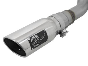 Dodge Ram 1500 Performance Exhaust - aFe - MACH Force-Xp 3 IN Stainless Steel Cat-Back w/ Dual Polish Tips - Polished - `19-`24
