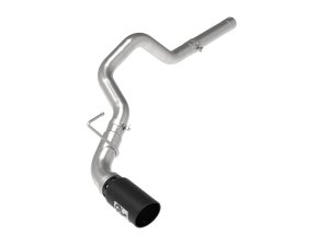 RAM 1500 Performance Exhaust - aFe - LARGE BORE HD 3in 409-SS DPF-Back - Black - `14-`18