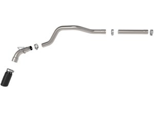 RAM 1500 Performance Exhaust - aFe - LARGE BORE HD 3in 409-SS DPF-Back - Black - `14-`18