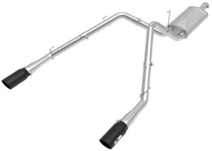 Ram 1500 Performance Exhaust - aFe - Cat Back, Apollo GT 3in 409SS - Black - `09-`18