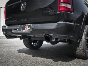 RAM 1500 Performance Exhaust - aFe - Large Bore-HD 3 IN 409 Stainless Steel DPF-Back System - Black - `20-`23