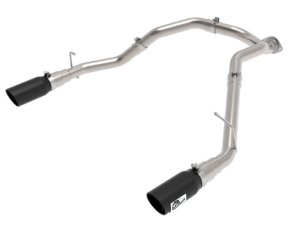 RAM 1500 Performance Exhaust - aFe - Large Bore-HD 3 IN 409 Stainless Steel DPF-Back System - Black - `20-`23