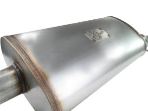 Ford F-150 Performance Exhaust - Rear - aFe - Cat-Back, MACH Force-XP, 3 in 409 Stainless Steel, Black Tip - Black - `04-`08