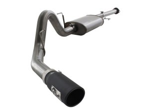 Ford F-150 Performance Exhaust - aFe - MACH Force-Xp Cat-Back SS 409 - Black - `11-`12