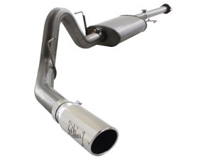 Ford F-150 Performance Exhaust - aFe - MACH Force XP Cat-Back SS 409 - Polished - `11-`14