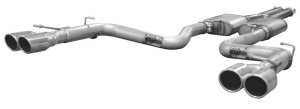 Ford F-150 Performance Exhaust - aFe - Cat-Back, MACH Force XP, 4 in 409 Stainless, Black Tip - Black - `11-`14