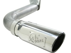 Ford F-150 Performance Exhaust - aFe - Cat-Back, MACH Force-Xp, 3 in 409 Stainless Steel, Polished Tip - Polished - `97-`03 Ford F-150 Performance Exhaust - aFe - Cat-Back, MACH Force-Xp, 3 in 409 Stainless Steel, Polished Tip - Polished - `97-`03