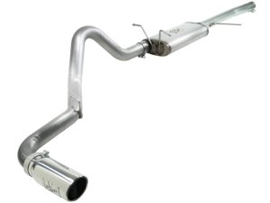 Ford F-150 Performance Exhaust - aFe - Cat-Back, MACH Force-Xp, 3 in 409 Stainless Steel, Polished Tip - Polished - `97-`03