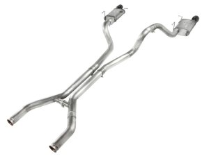 Ford Mustang Performance Exhaust - aFe - MACH Force-XP Cat-Back - Black - `11-`14