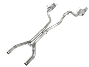 Ford Mustang Performance Exhaust - aFe - Cat Back, MACH Force XP - `11-`14
