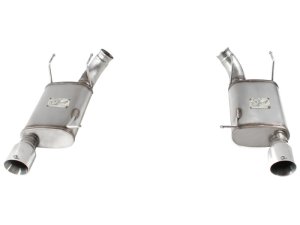 Ford Mustang Performance Exhaust - Rear - aFe - Axle Back with MACH Force-Xp - Polished - `11-`14