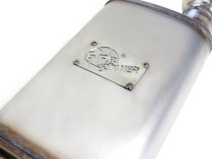 Ford Mustang Performance Exhaust - Rear - aFe - Axle Back with MACH Force-Xp - Polished - `11-`14